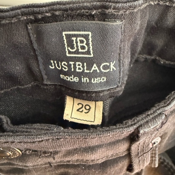 Just Black Women's Skinny Jeans in Deep Black - Picture 2 of 5